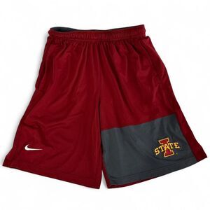 Nike Men’s Iowa State Cyclones Red Basketball Shorts Medium SEE PICS